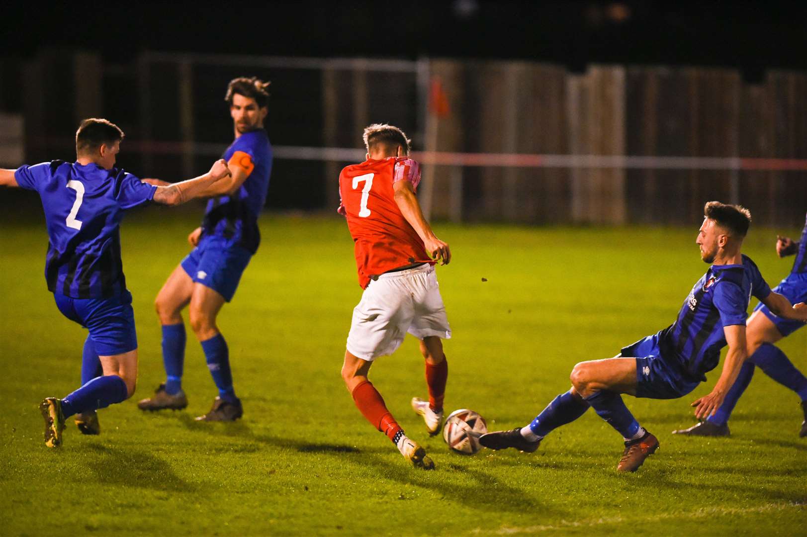 Action from Downham Town's 2-2 draw against Whittlesey Athletic. Picture: Ian Burt (63157311)