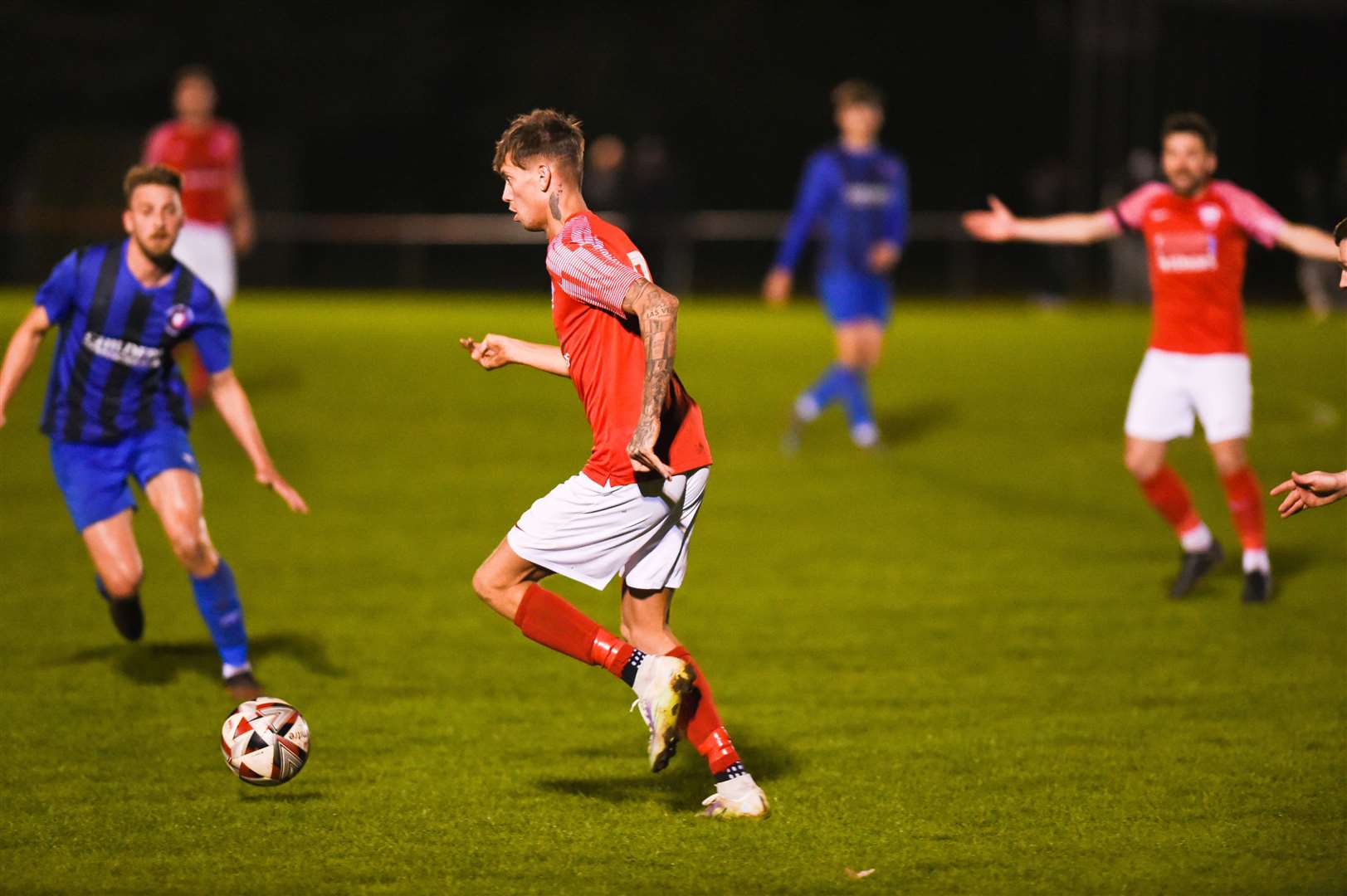 Action from Downham Town's 2-2 draw against Whittlesey Athletic. Picture: Ian Burt (63157313)