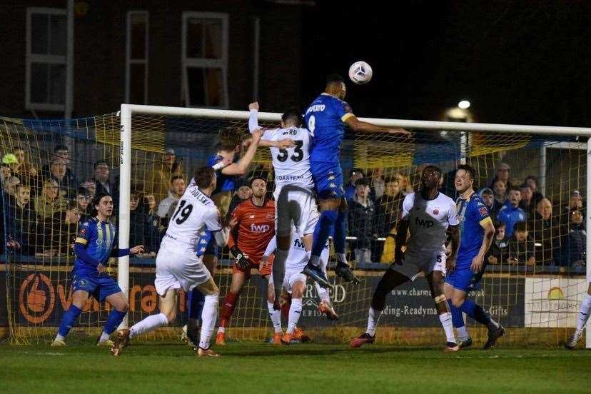 King's Lynn Town v AFC Fylde at The Walks. Picture: Tim Smith (63127279)