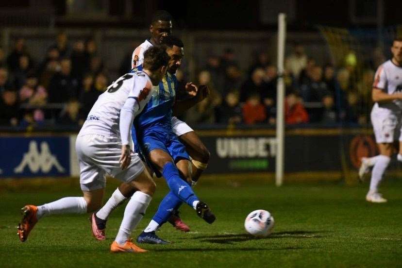 King's Lynn Town v AFC Fylde at The Walks. Picture: Tim Smith (63127281)