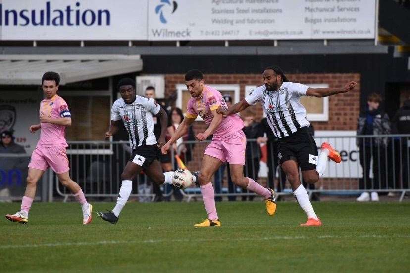 Hereford v King's Lynn Town action. Picture: Tim Smith (63199487)