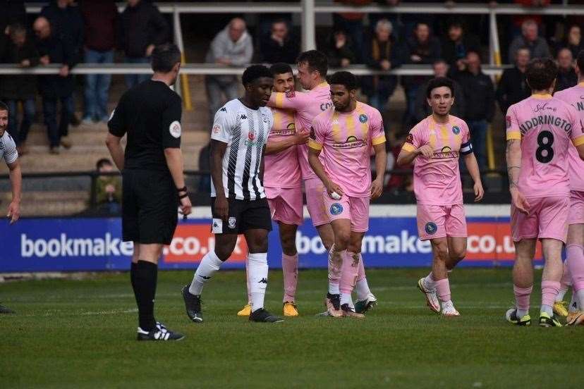 Hereford v King's Lynn Town action. Picture: Tim Smith (63199481)