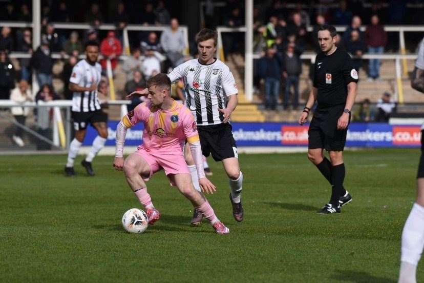 Hereford v King's Lynn Town action. Picture: Tim Smith (63199475)