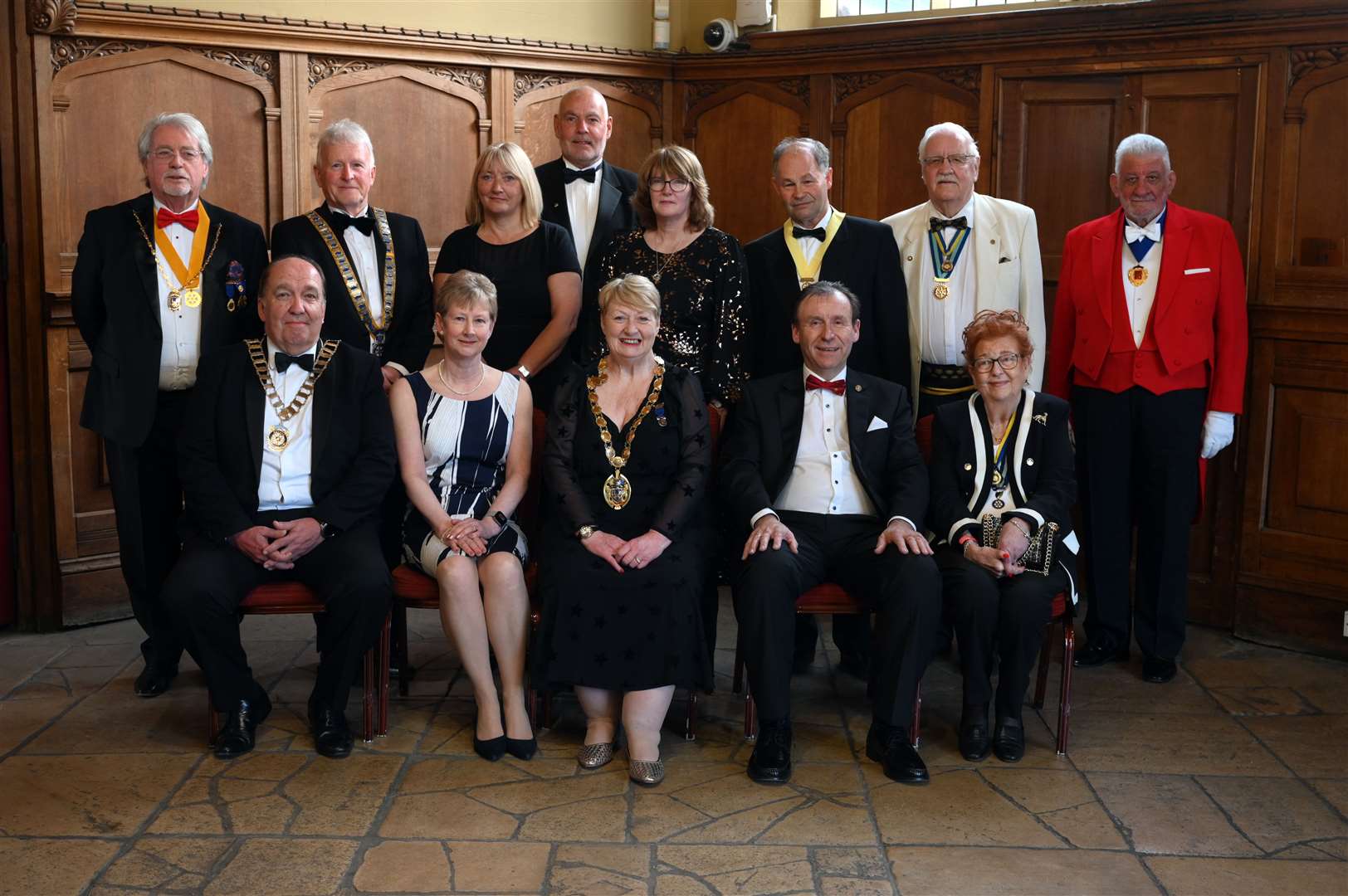 Mayor of West Norfolk, centre, Lesley Bambridge attended the occasion