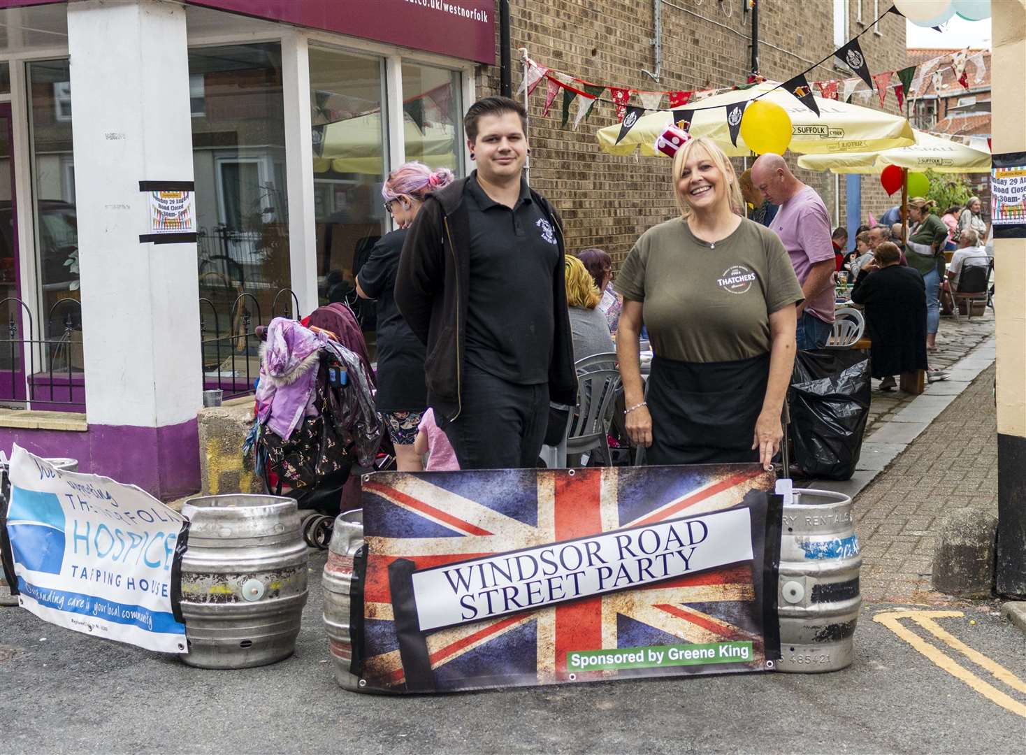 A previous Windsor Road street party raised funds for Tapping House