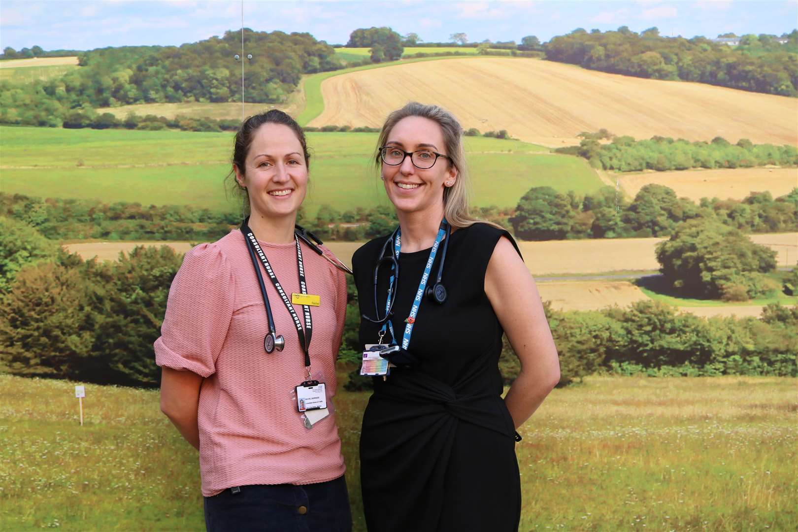 Queen Elizabeth Hospital dementia care appeal aims to further help patients. Left to right: Rachel Burridge and Katie Horney