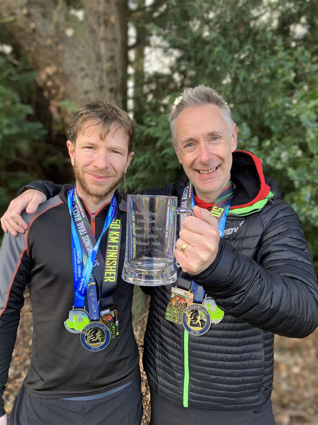 Neil Gayton and Martyn Benstead are taking part in a 142 mile run over 12 months. Picture: Martyn Benstead (63598555)