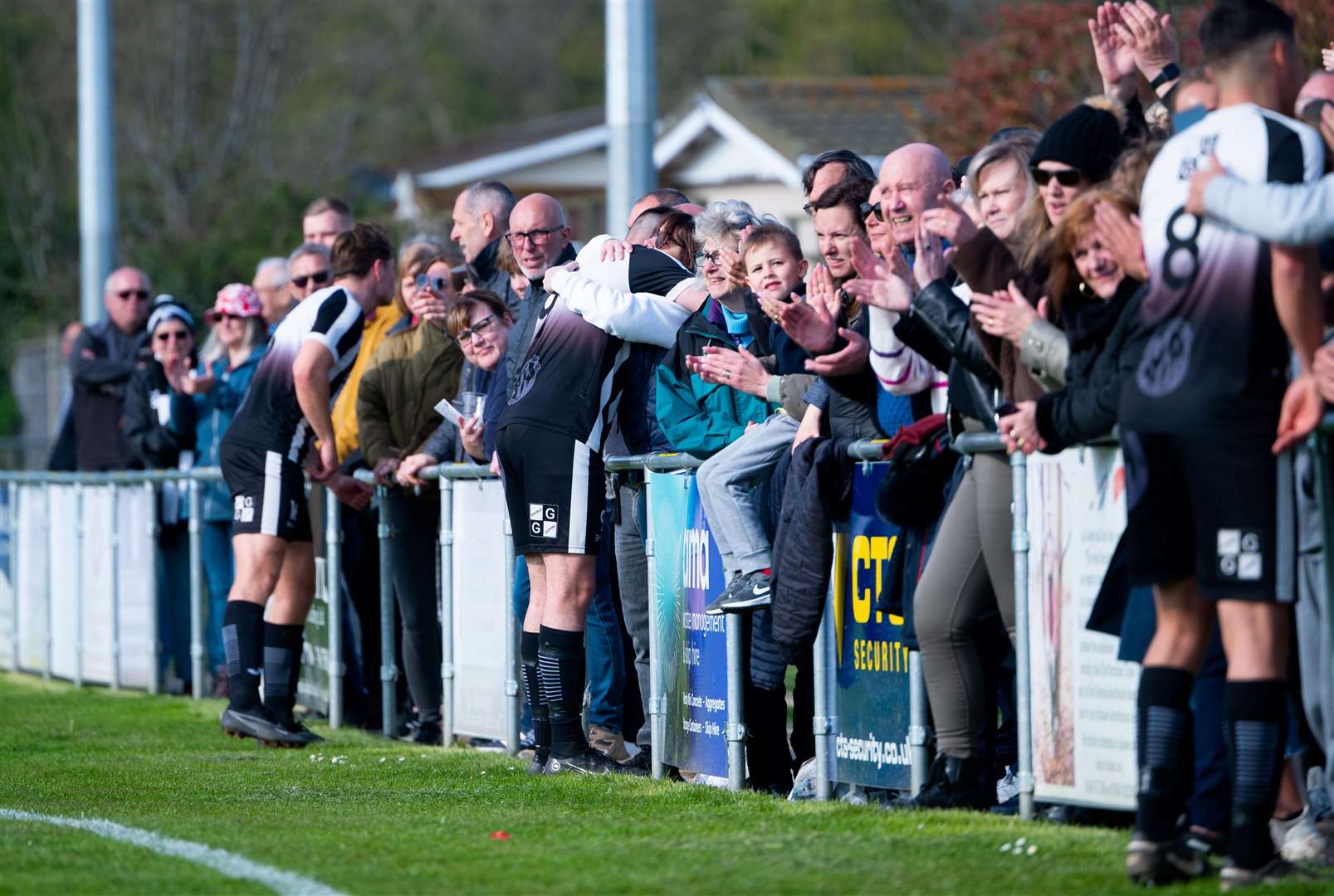 A large crowd watched Heacham clinch the league title with a home win against Haverhill Borough. Picture: Ian Burt