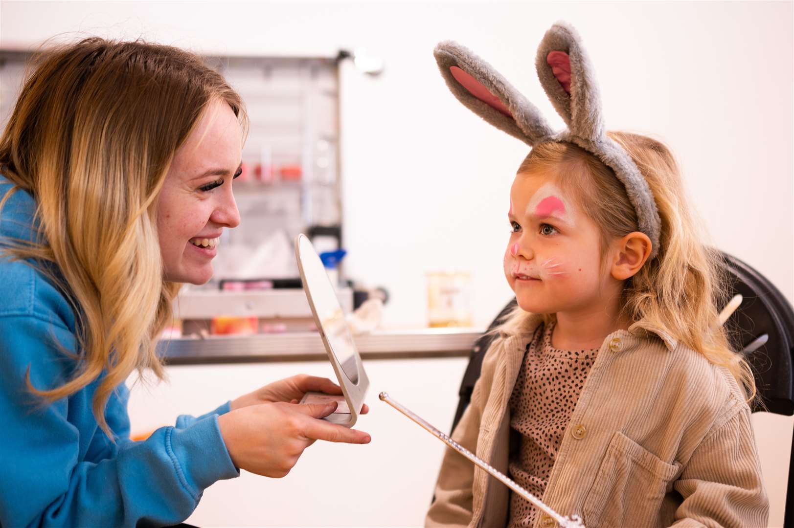 Face painting was available for the children