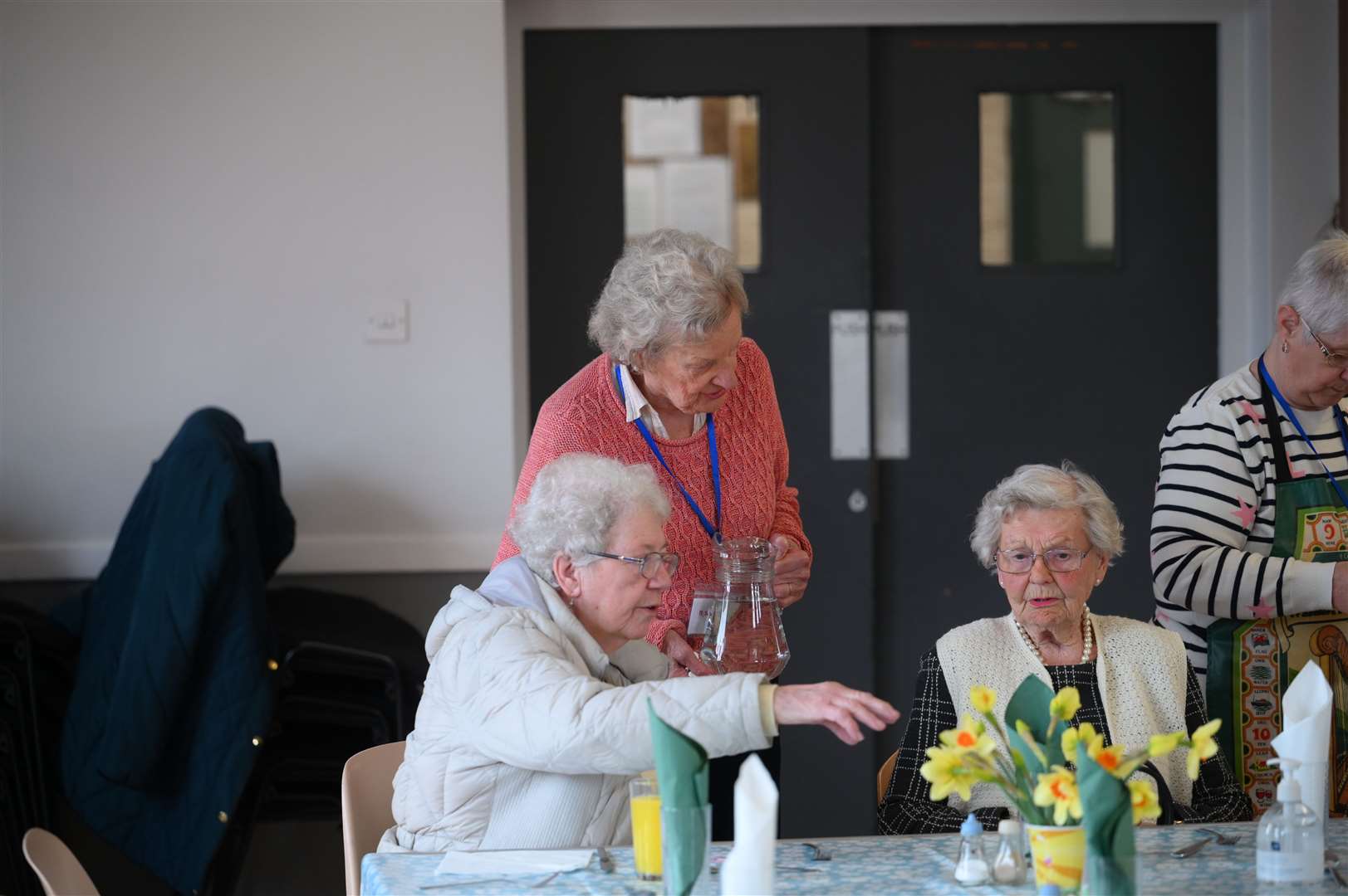Forget-me-knot lunch club at Gaywood Church Rooms celebrating 56th birthday. (63273660)