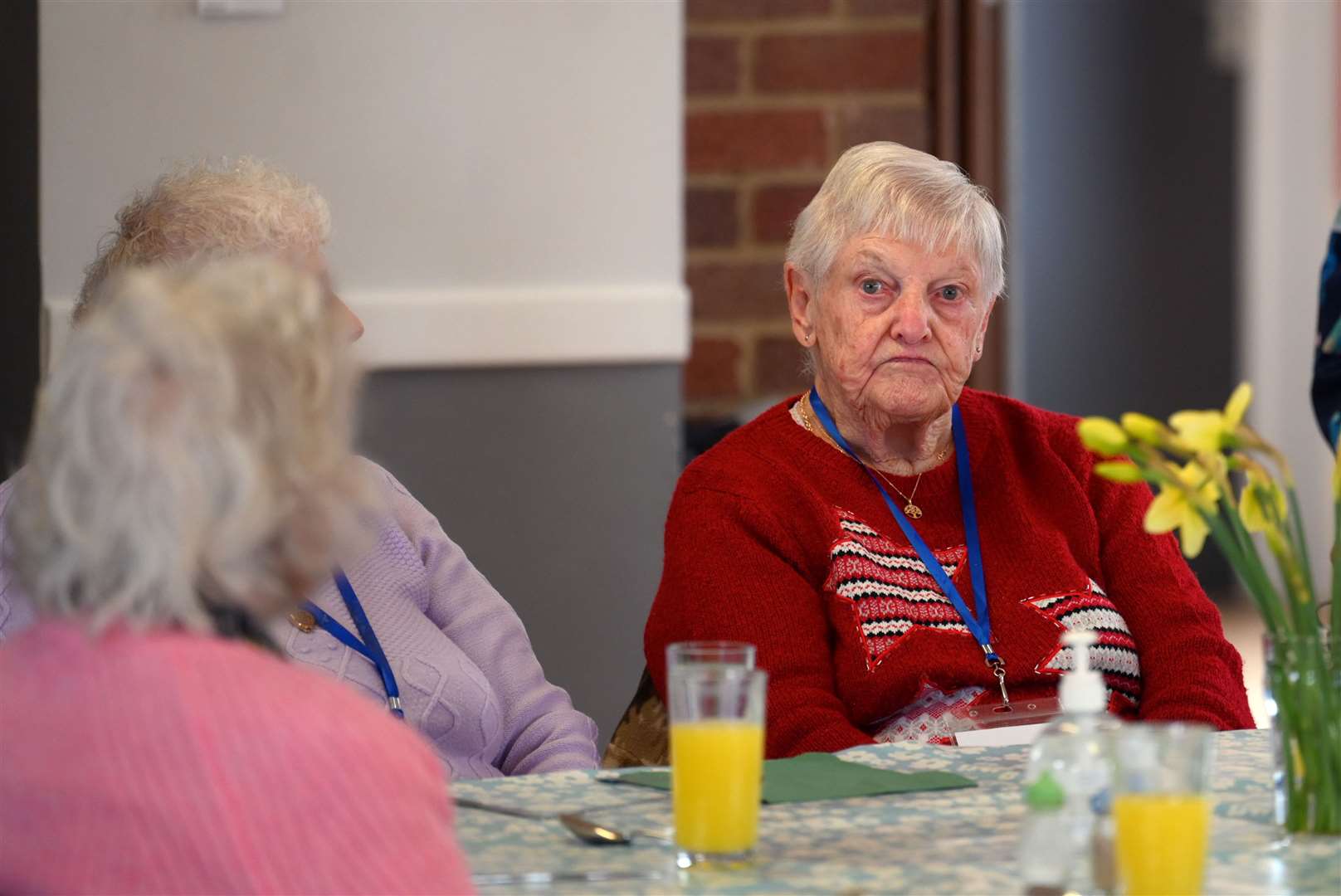 Forget-me-knot lunch club at Gaywood Church Rooms celebrating 56th birthday. (63273661)