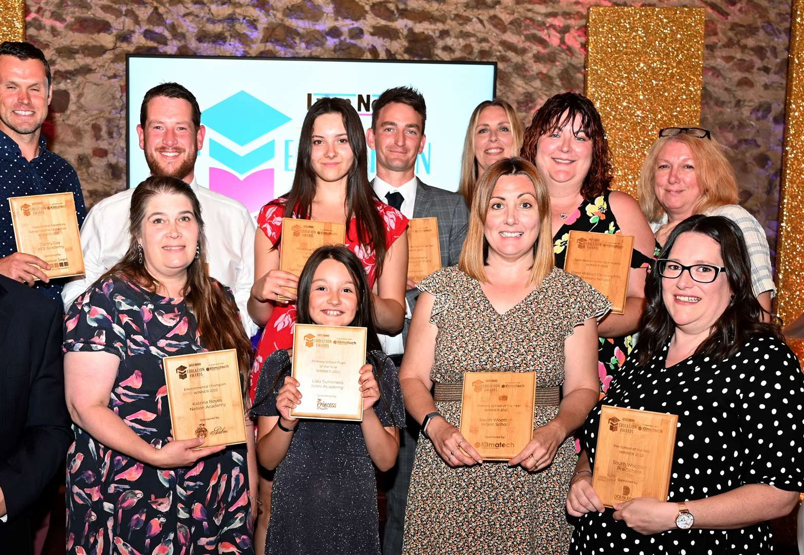 Winners at last year's Lynn News Education Awards