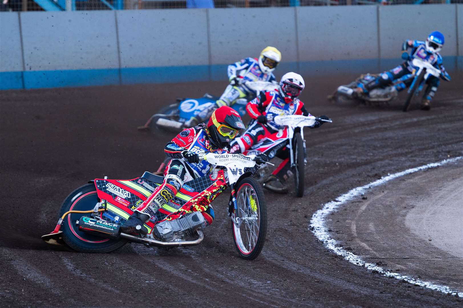 Michael Palm Toft in action at the Ben Fund Bonanza meeting at Lynn on Saturday. Picture:Ian Burt (63214956)