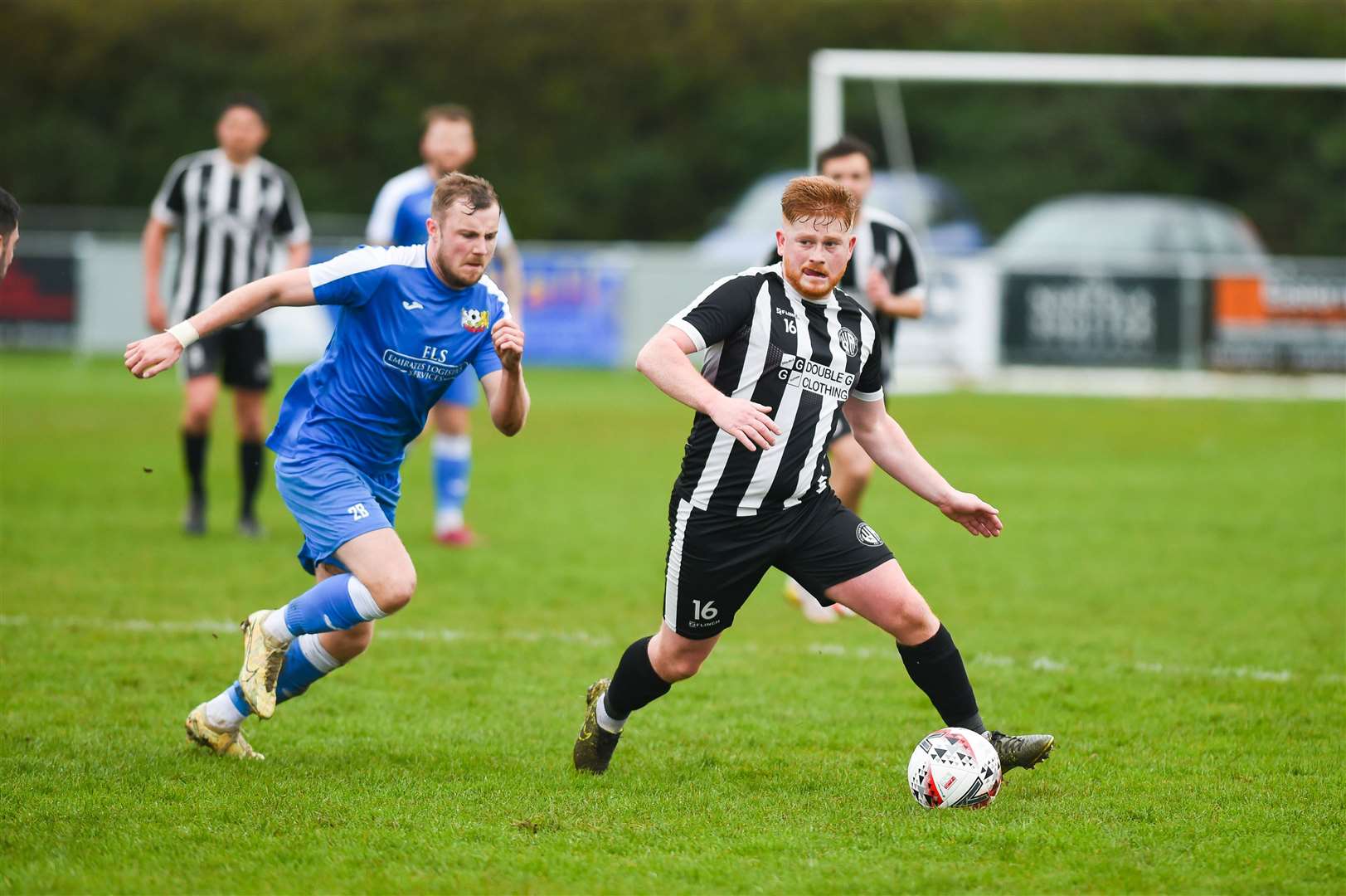 Lewis Gibson looks to get Heacham on the front foot. Picture: Ian Burt (63325282)