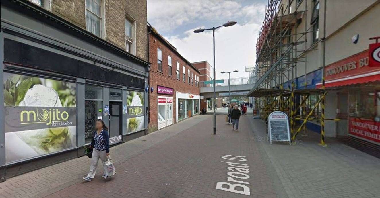 The incident took place on Broad Street in Lynn. Picture: Google Maps