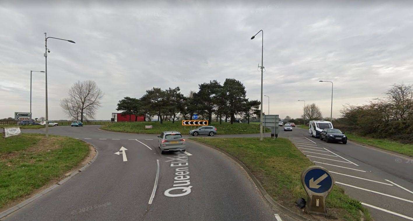 The Knights Hill roundabout in Lynn. Picture: Google Maps
