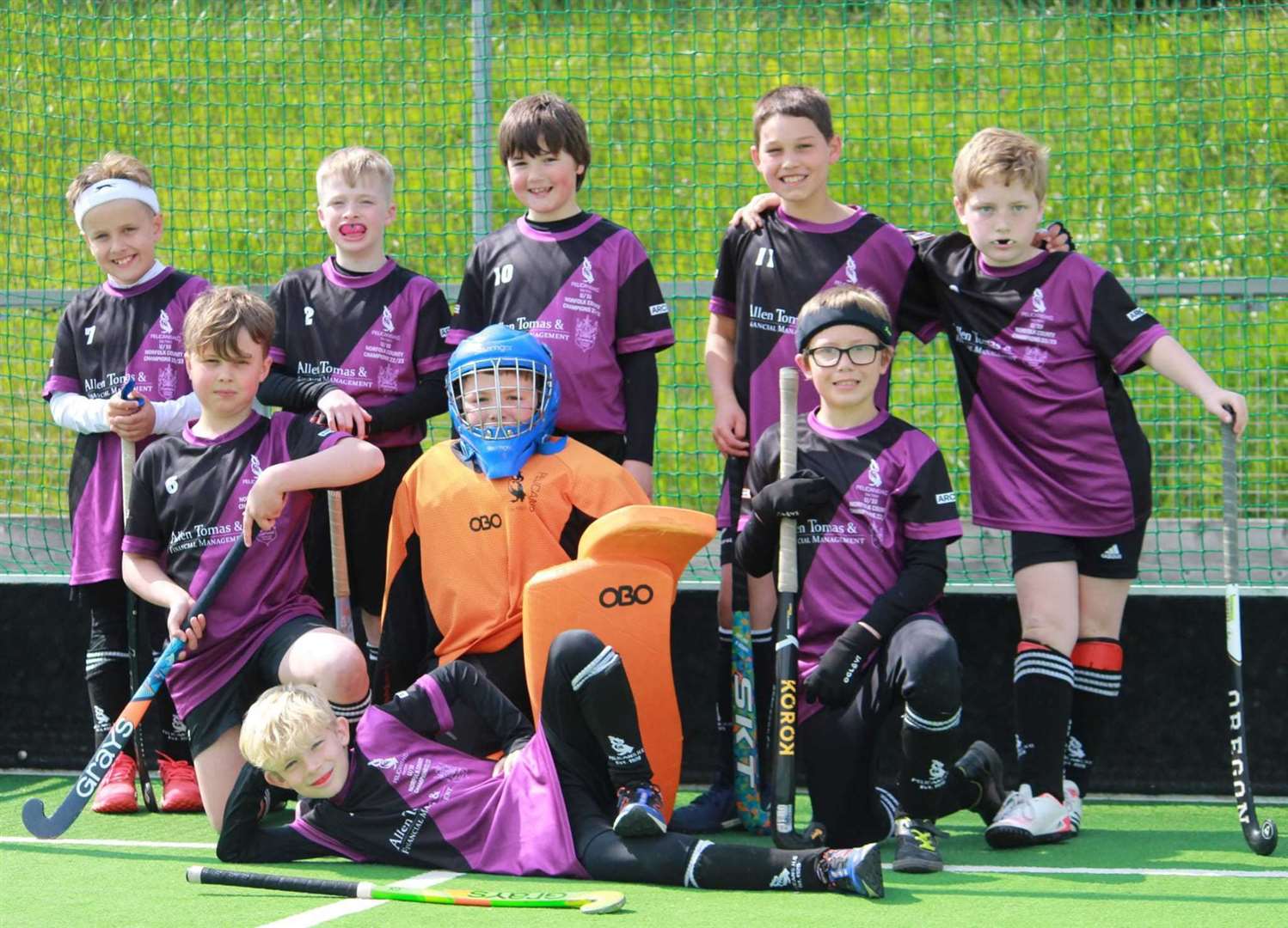 Pelicans Under-10s who have been crowned regional champions.