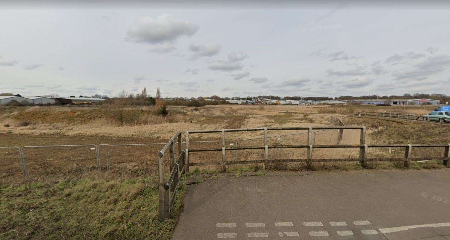 Land off Greenyard Way in Lynn, where the new Lidl store is set to be built. Picture: Google Maps