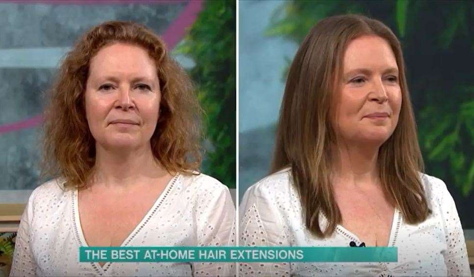 Secret Hair Extension's Halo extensions were modelled on ITV's This Morning