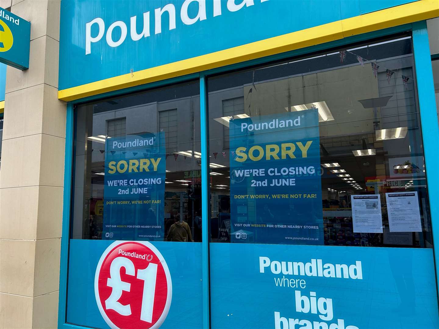 Today is the last chance for customers to shop at the Vancouver Quarter Poundland