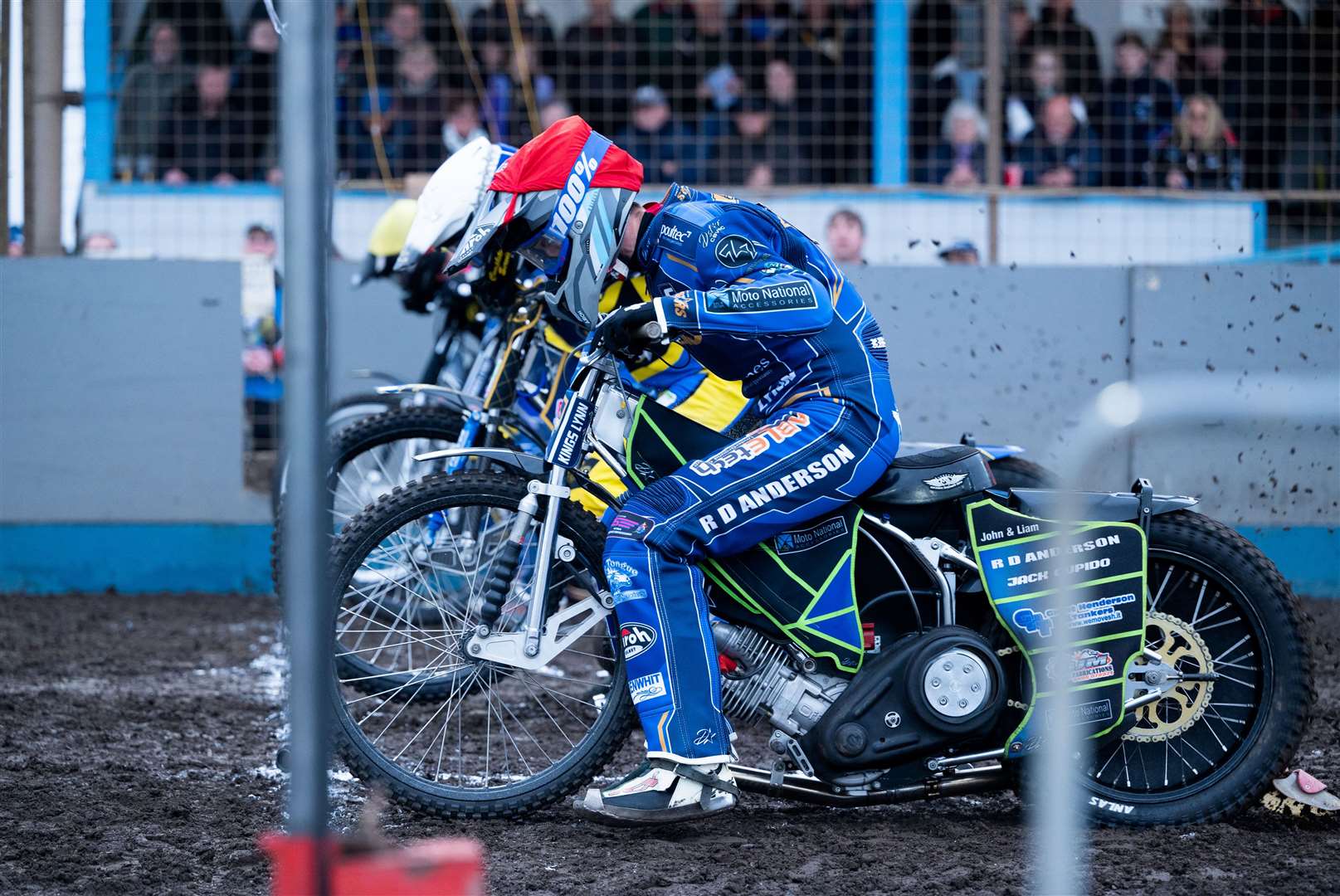 The King's Lynn Stars against Sheffield Tigers at the Adrian Flux Arena on Thursday night.