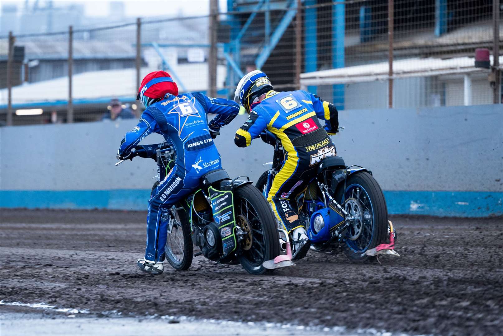 The King's Lynn Stars against Sheffield Tigers at the Adrian Flux Arena on Thursday night.