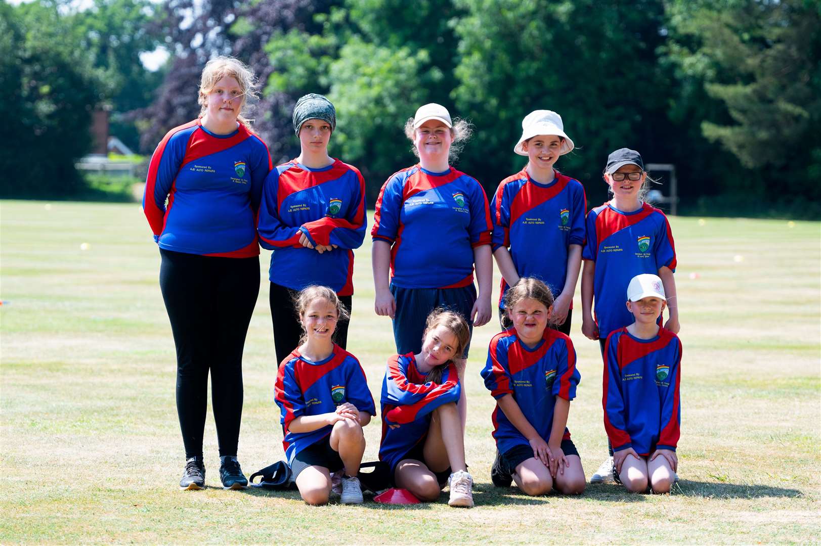 The girls' Dynamos cricket finals at North Runcton.