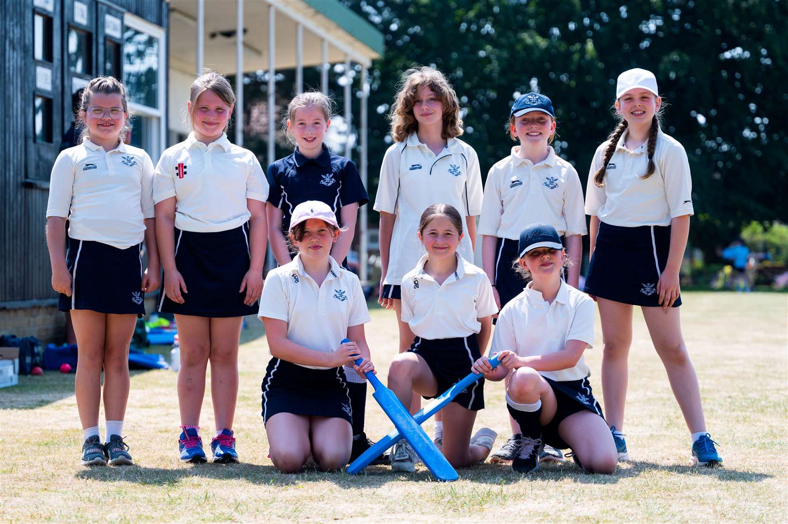 The girls' Dynamos cricket finals at North Runcton.