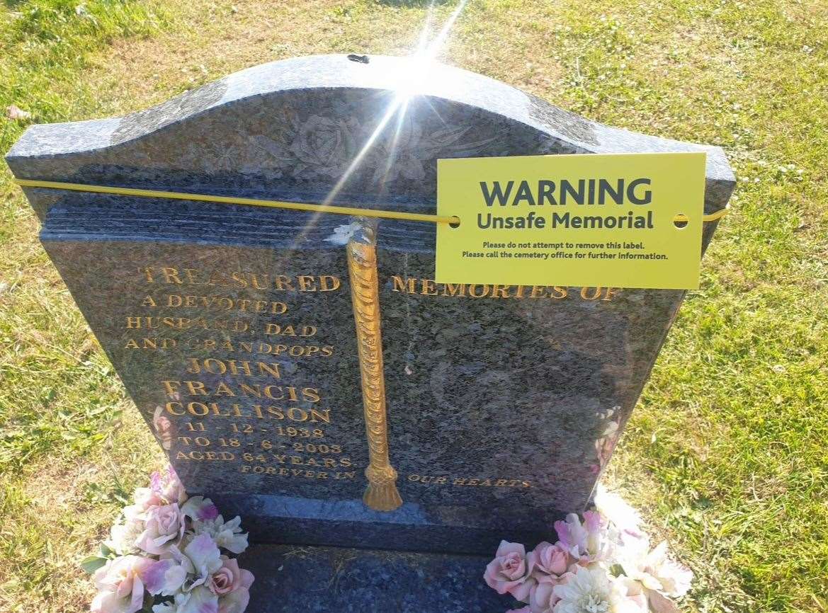 Lynn resident Makenzie Collison's grandfather's grave has been earmarked by West Norfolk Council
