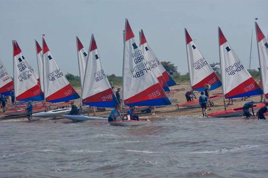Topper Class Eastern Area Championships at Snettisham Beach Sailing Club
