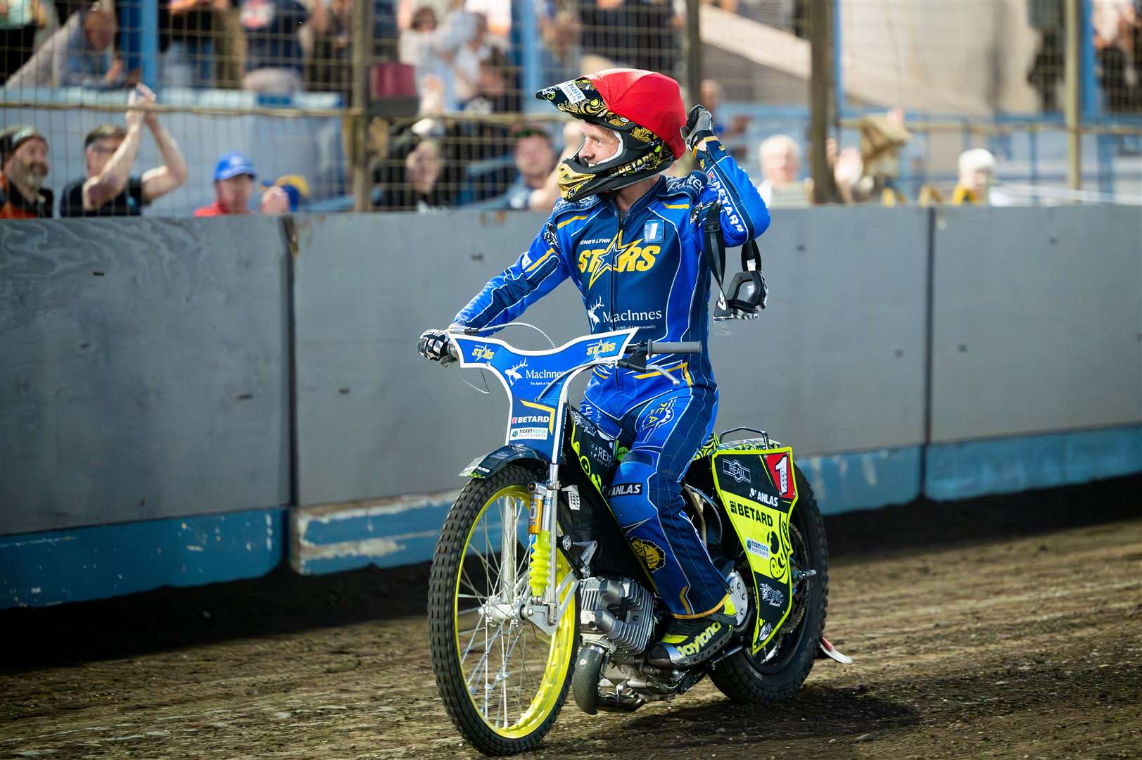 Artem Laguta had to be withdrawn with an ankle injury during Monday night's home defeat by the Leicester Lions