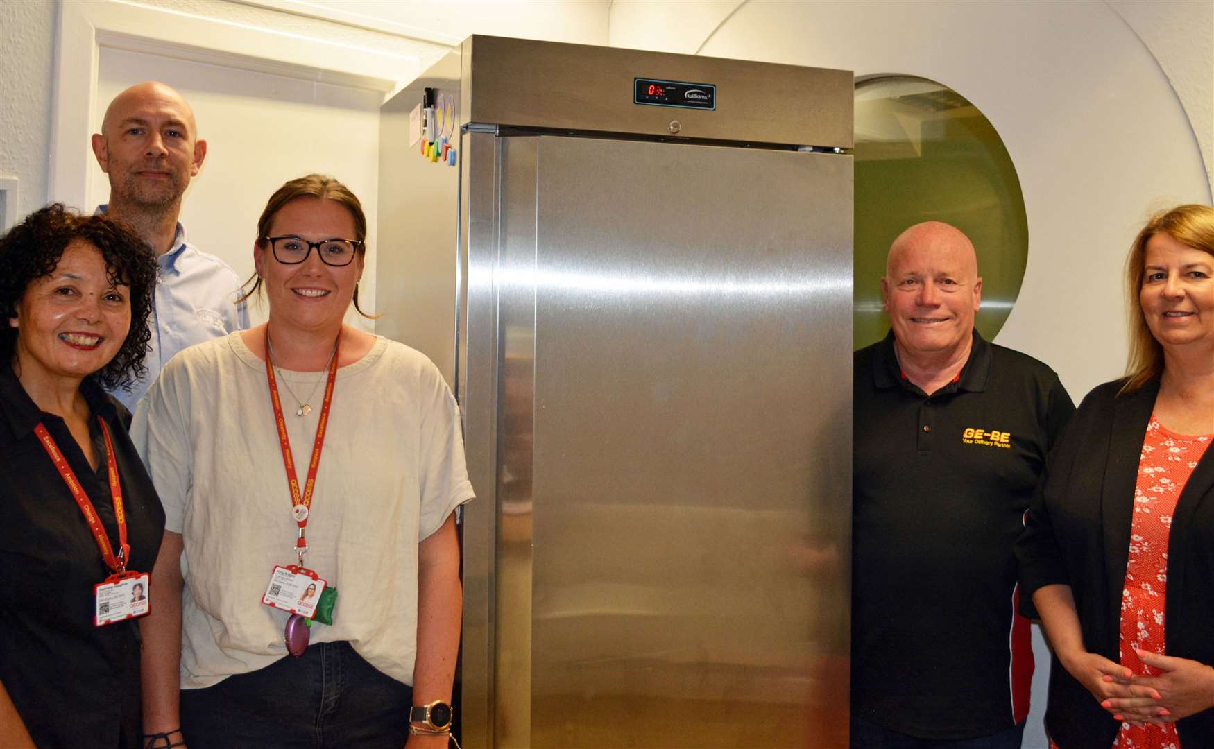 Williams Refrigeration donates a fridge to the Steam House Café to support people with their mental health and wellbeing