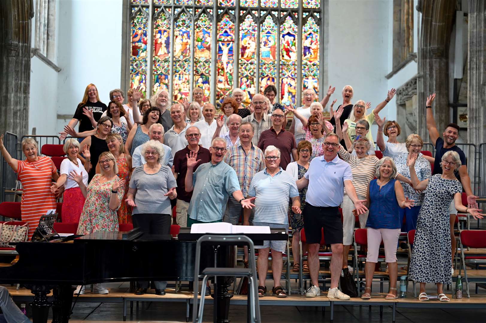Members of King’s Lynn Festival Chorus performed as part of a workshop of Gilbert & Sullivan favourites ahead of their forthcoming concert this weekend
