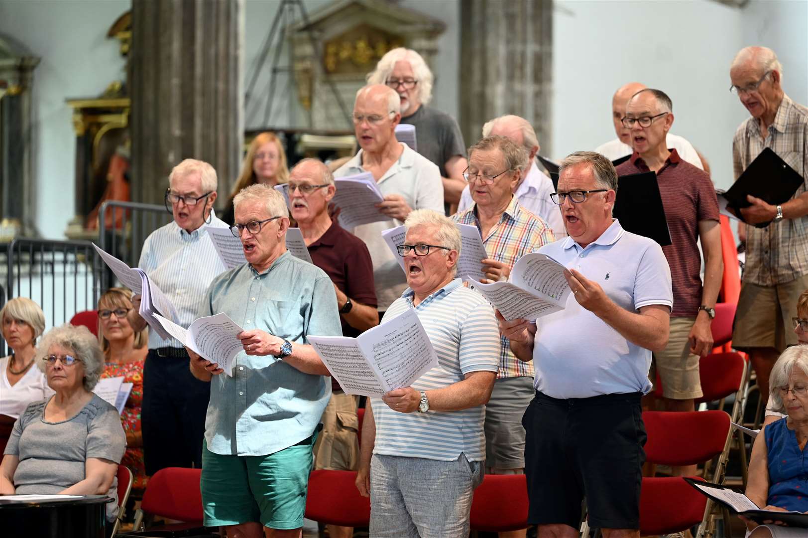 Members of King’s Lynn Festival Chorus performed as part of a workshop of Gilbert & Sullivan favourites ahead of their forthcoming concert this weekend