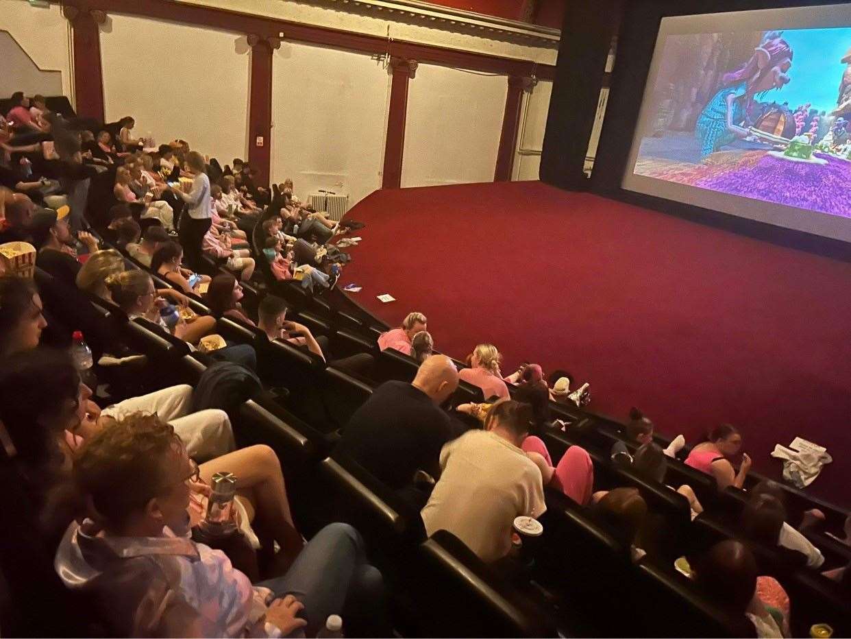 The cinema welcomed a large number of cinema lovers, eager to see the newly released Barbie and Oppenheimer.
