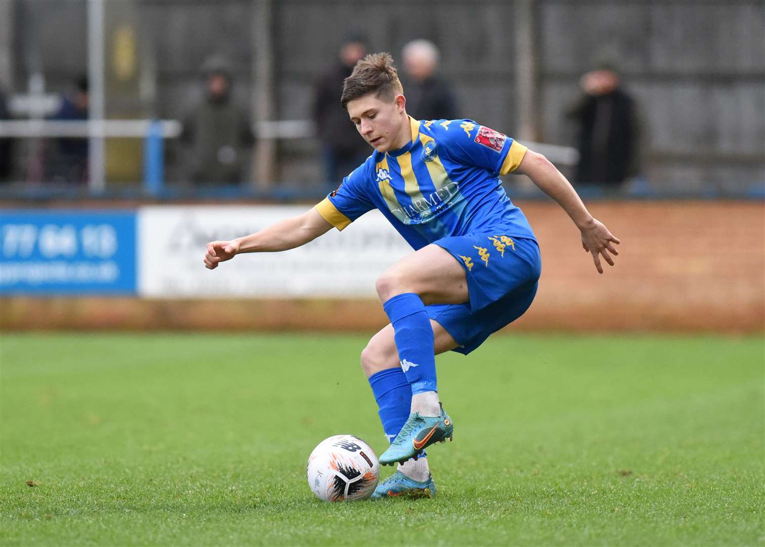 King's Lynn Town defender Olly Scott who has this afternoon left the club by mutual consent.