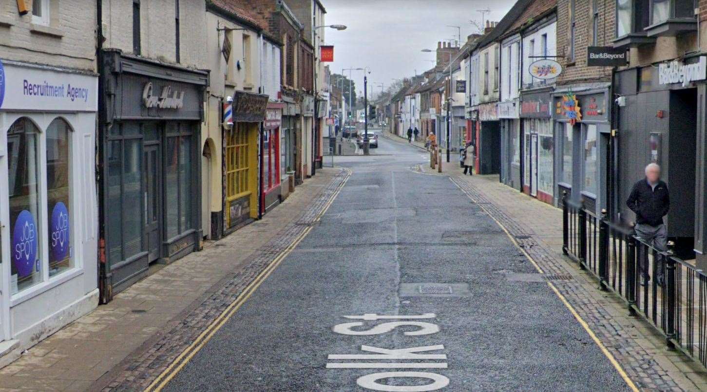Norfolk Street in Lynn, where Amy Kirkbride’s offences took place. Picture: Google Maps