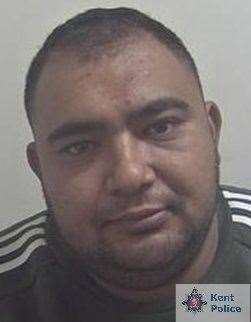 Valeriu Cobzarencu received a one-year and eight months sentence in prison. Picture: Kent Police