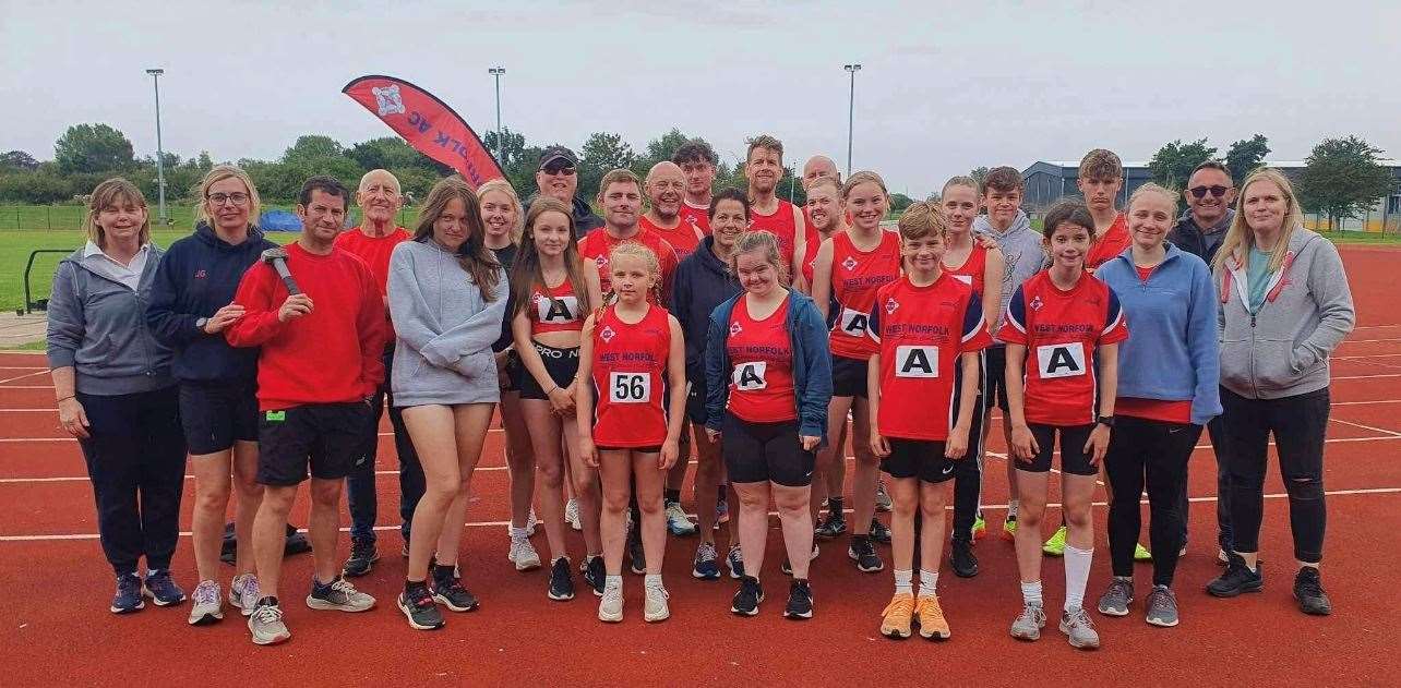 West Norfolk AC hosted the final league match of the East Anglian League