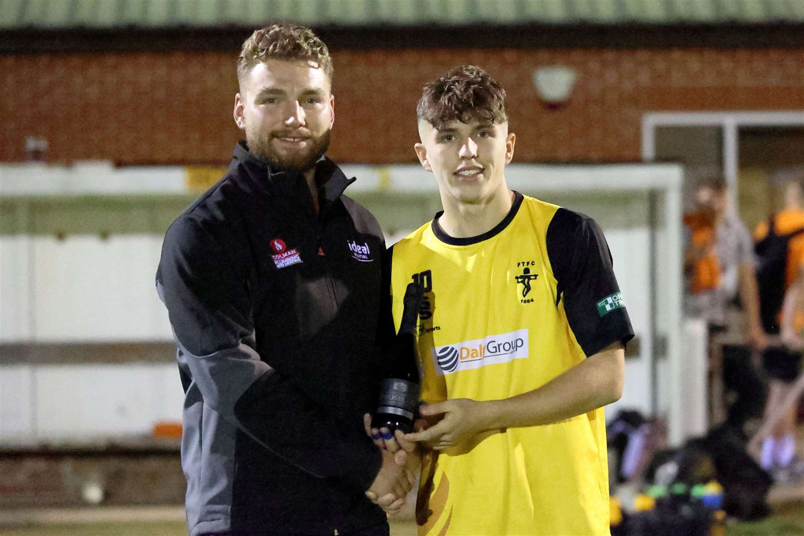 Man of the Match Finn Whiteley, sponsored by Colman's Plumbing and Heating. Picture: Ronnie Heyhoe