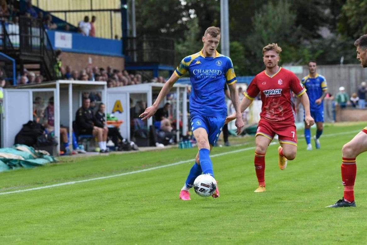 King's Lynn Town against Alfreton Town at The Walks. Picture: Tim Smith