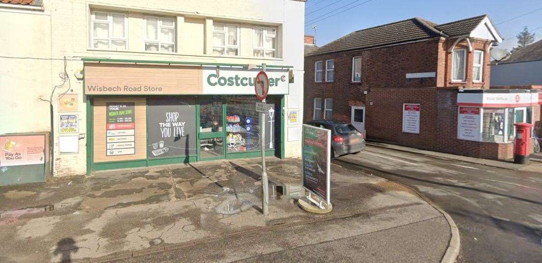 The incident took place outside of Costcutter on Wisbech Road in Lynn. Picture: Google Maps