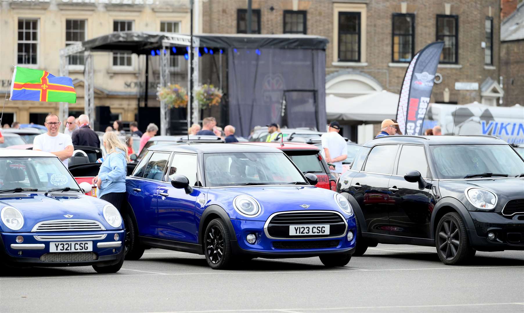 The Mini Meet on the Tuesday Market Place last year
