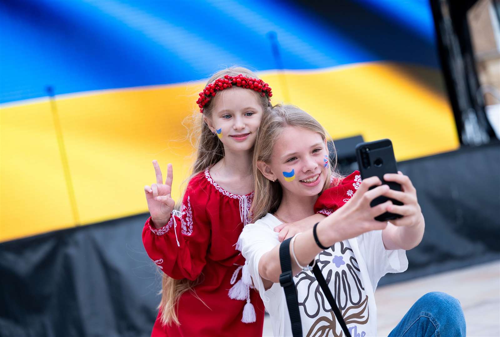 Time for a selfie on Ukraine Independence Day.