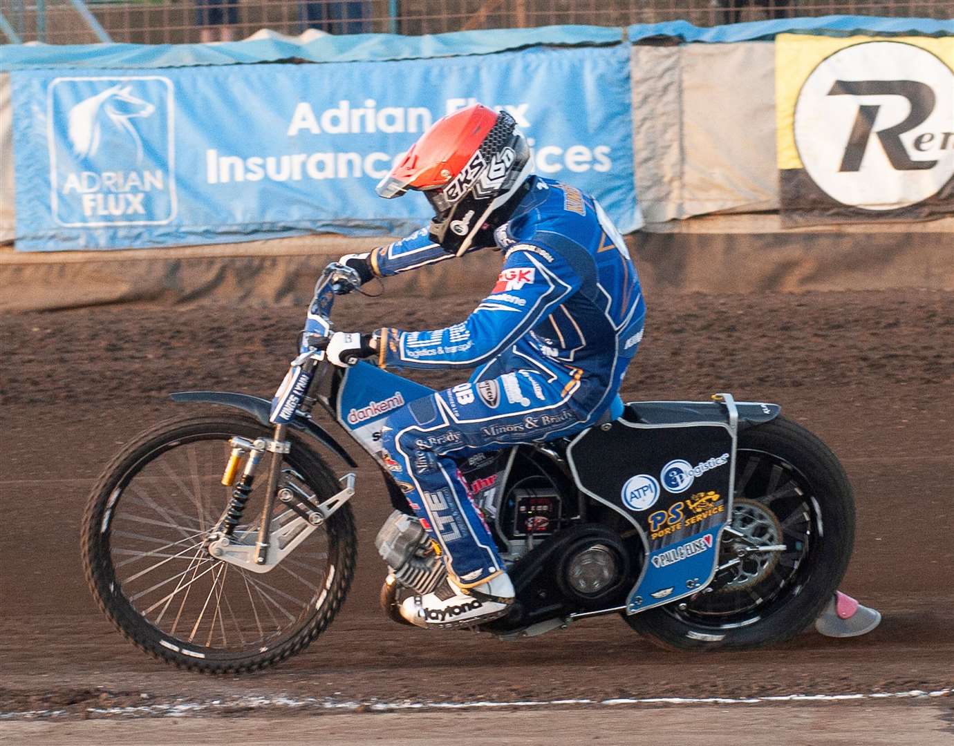 Action from the King's Lynn Stars v Ipswich Witches