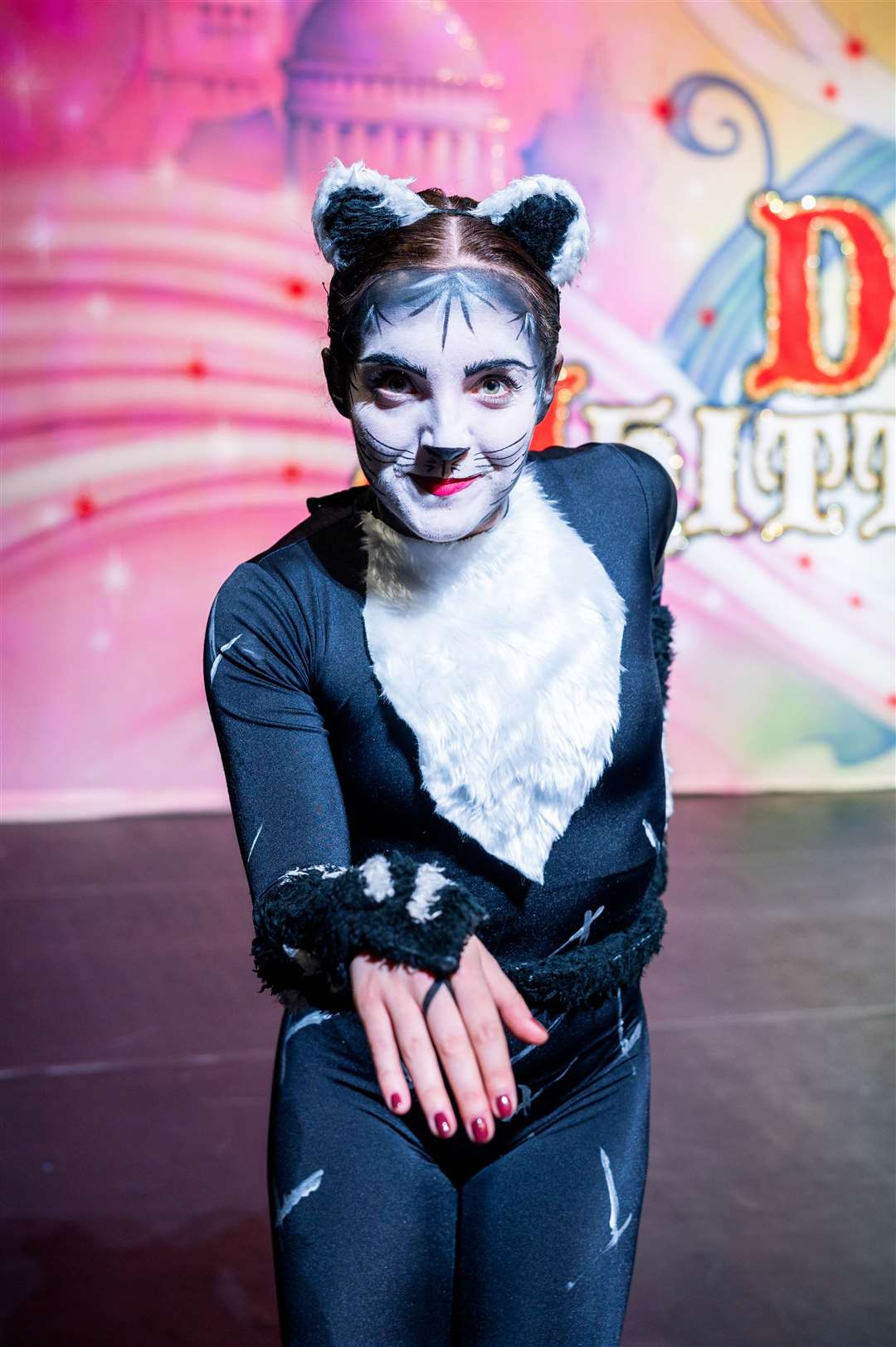 Daisy Fitzgerald is hoping to bring some mischief into the play in her role as Dick Whittington’s trusty feline friend. Picture: Ian Burt