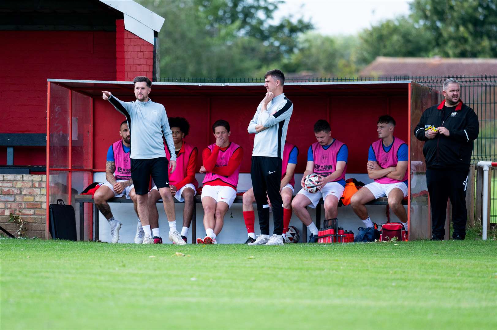 The Downham Town management team of Dale Stokes and Craig Dickson. Picture: Ian Burt
