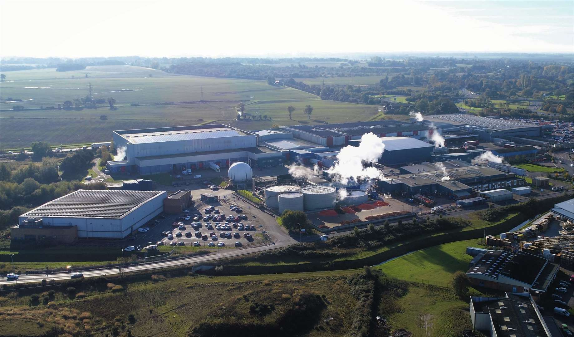 Greenyard Frozen UK's site on Lynn's Hardwick industrial estate