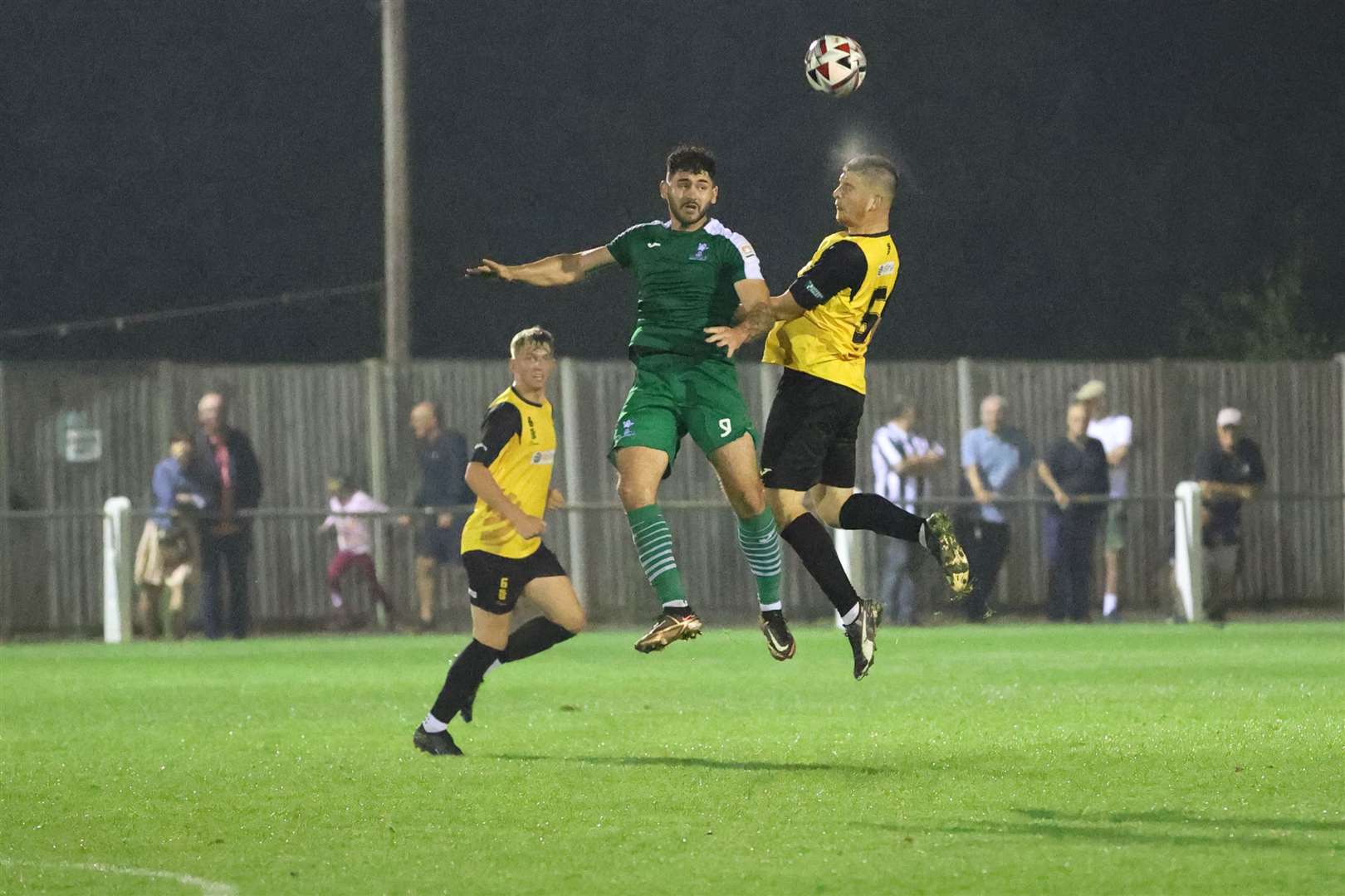 Josh Youngs was magnificent at the back for Fakenham. Picture: Ronnie Heyhoe