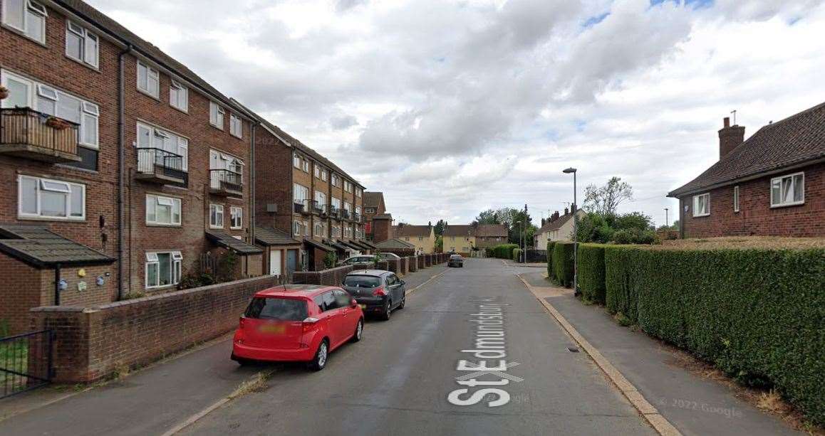 St Edmundsbury Street in Lynn, where the incident took place. Picture: Google Maps